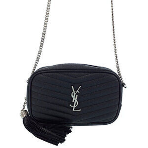 Saint Laurent Lou camera Chain bag grained matelasse calf leather